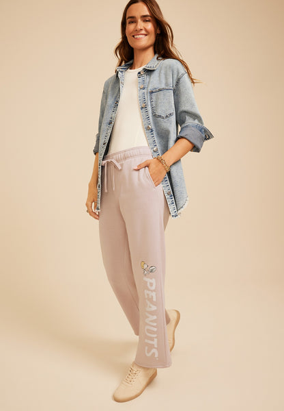 Peanuts Snoopy Football Wide Leg Pant