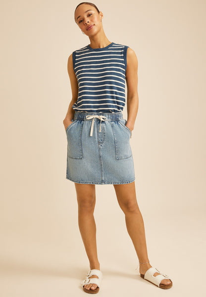 m jeans by maurices™ High Rise Light Soft Pull On Skirt
