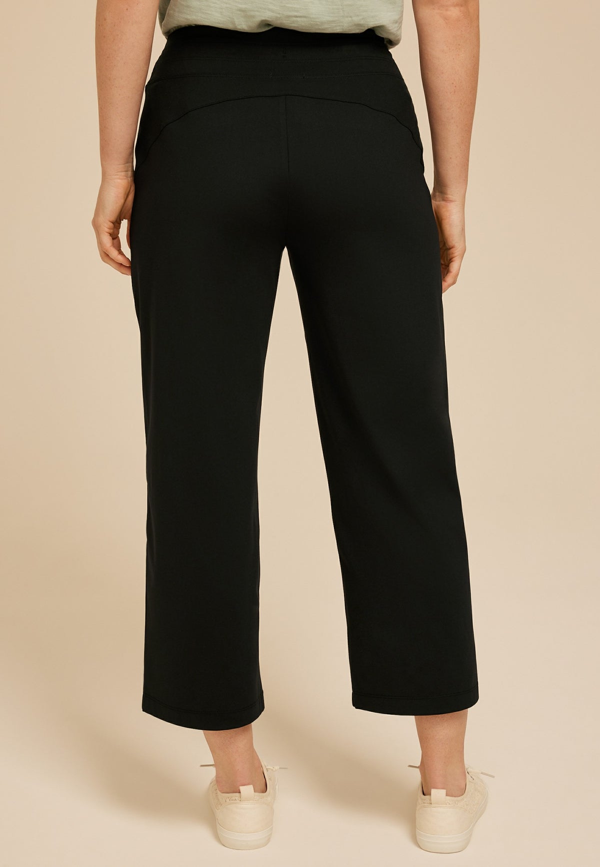 Traveler High Rise Wide Leg Cropped Pant