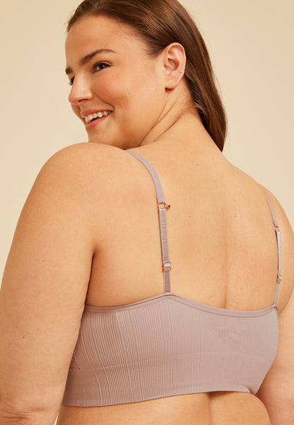 True Stretch Seamless Ribbed Bralette