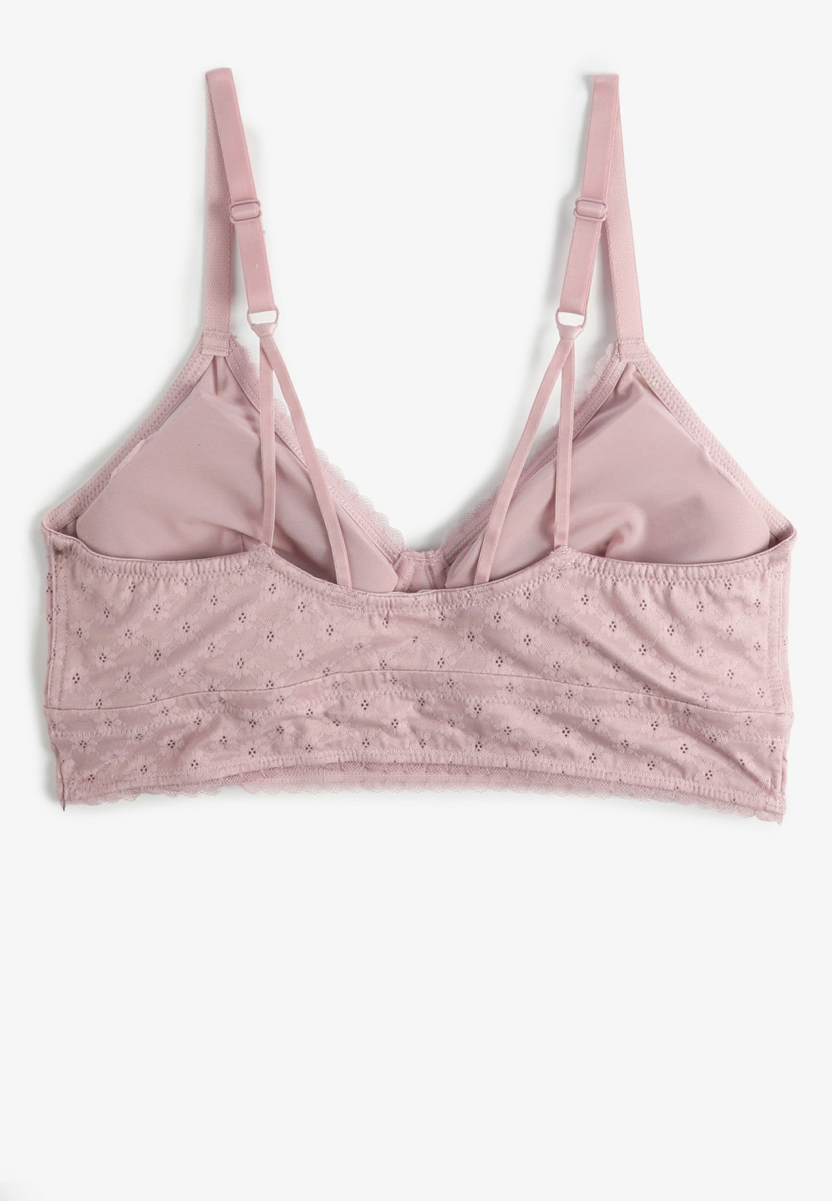 Vintage Lace Eyelet Jacquard Bralette