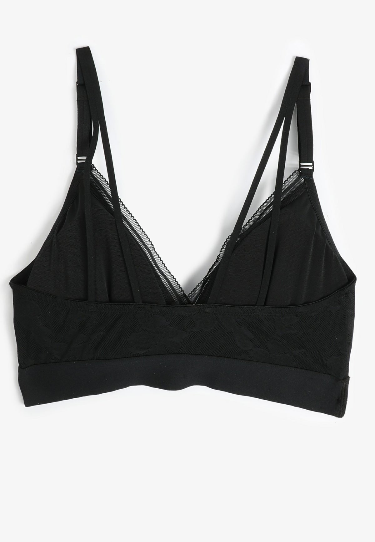 Vintage Lace Floral V Neck Bralette