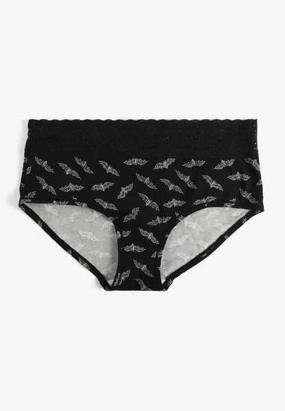 Simply Comfy Cotton Halloween Bat Boybrief Panty