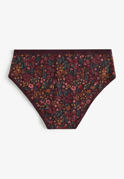 True Stretch Jersey Floral Print Hipster Panty