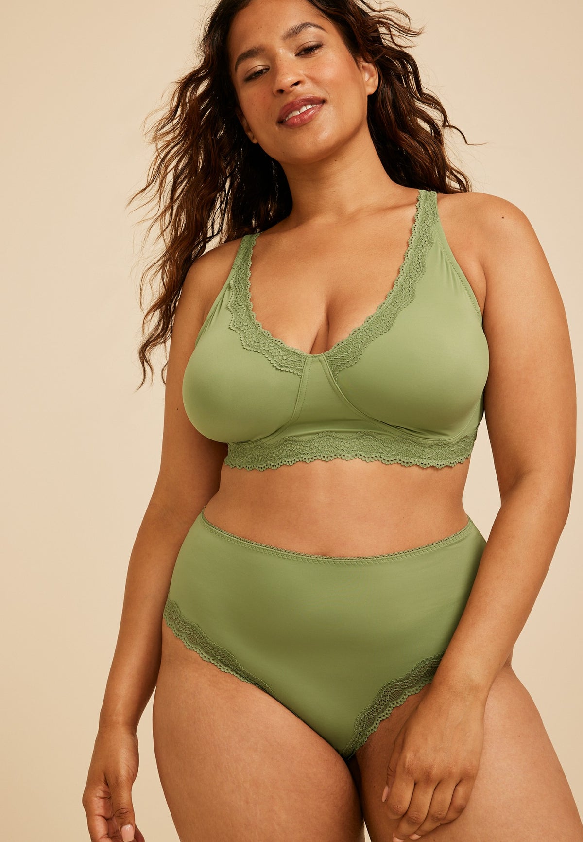 Micro Modal Lace Trim Bikini Panty