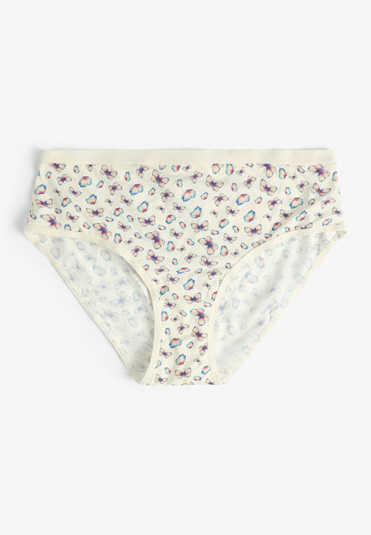 True Stretch Jersey Butterfly Print Hipster Panty