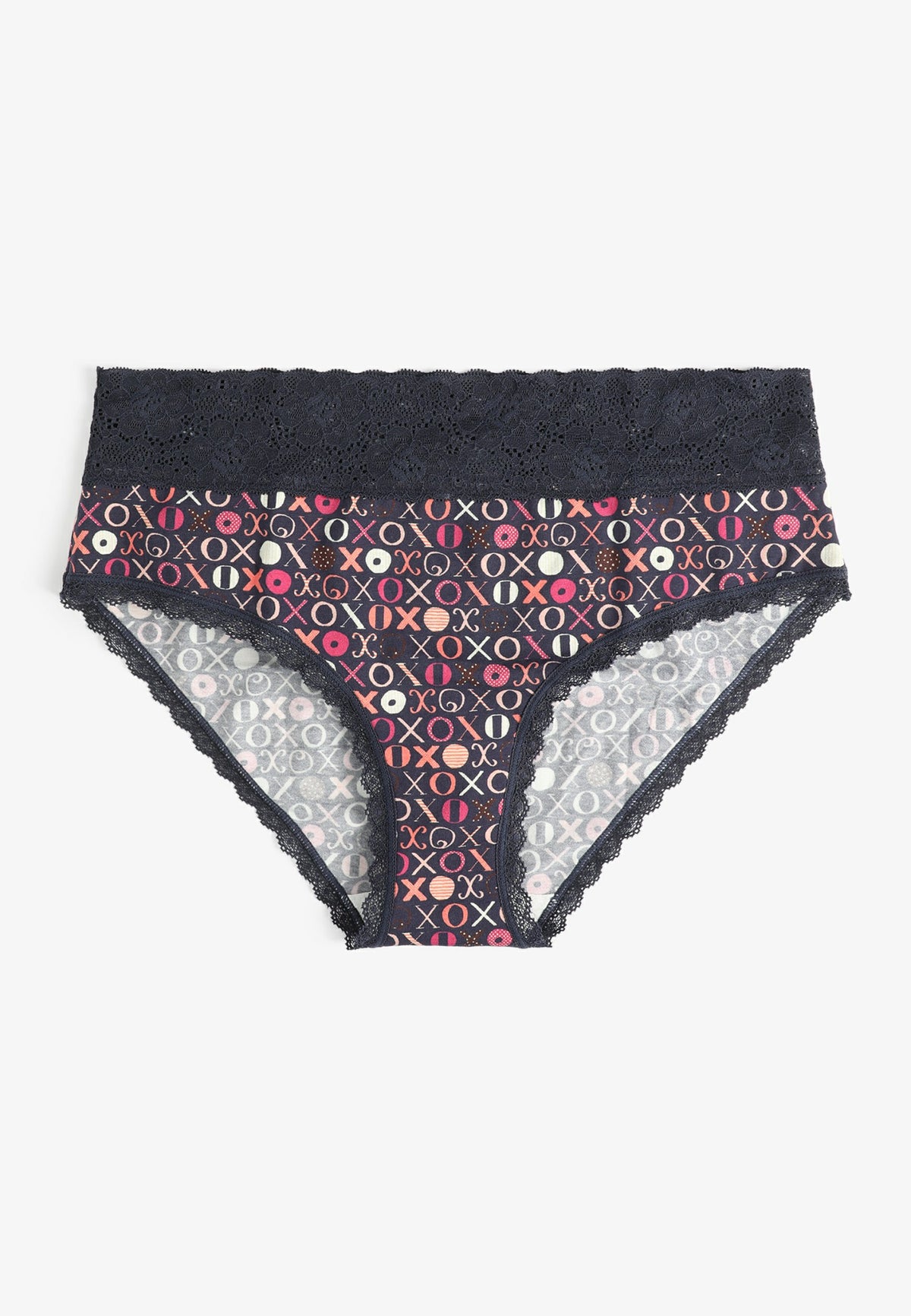 Simply Comfy Cotton XOXO Print Hipster Panty