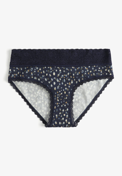 Simply Comfy Cotton Abstract Print Hipster Panty