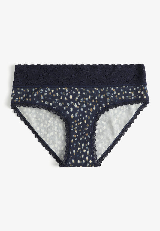 Simply Comfy Cotton Abstract Print Hipster Panty