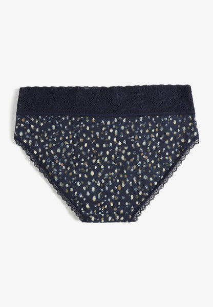 Simply Comfy Cotton Abstract Print Hipster Panty