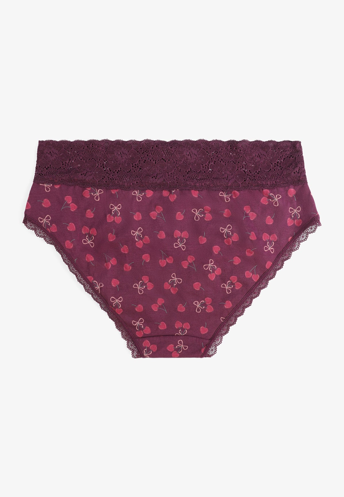 Simply Comfy Cotton Cherry Print Hipster Panty