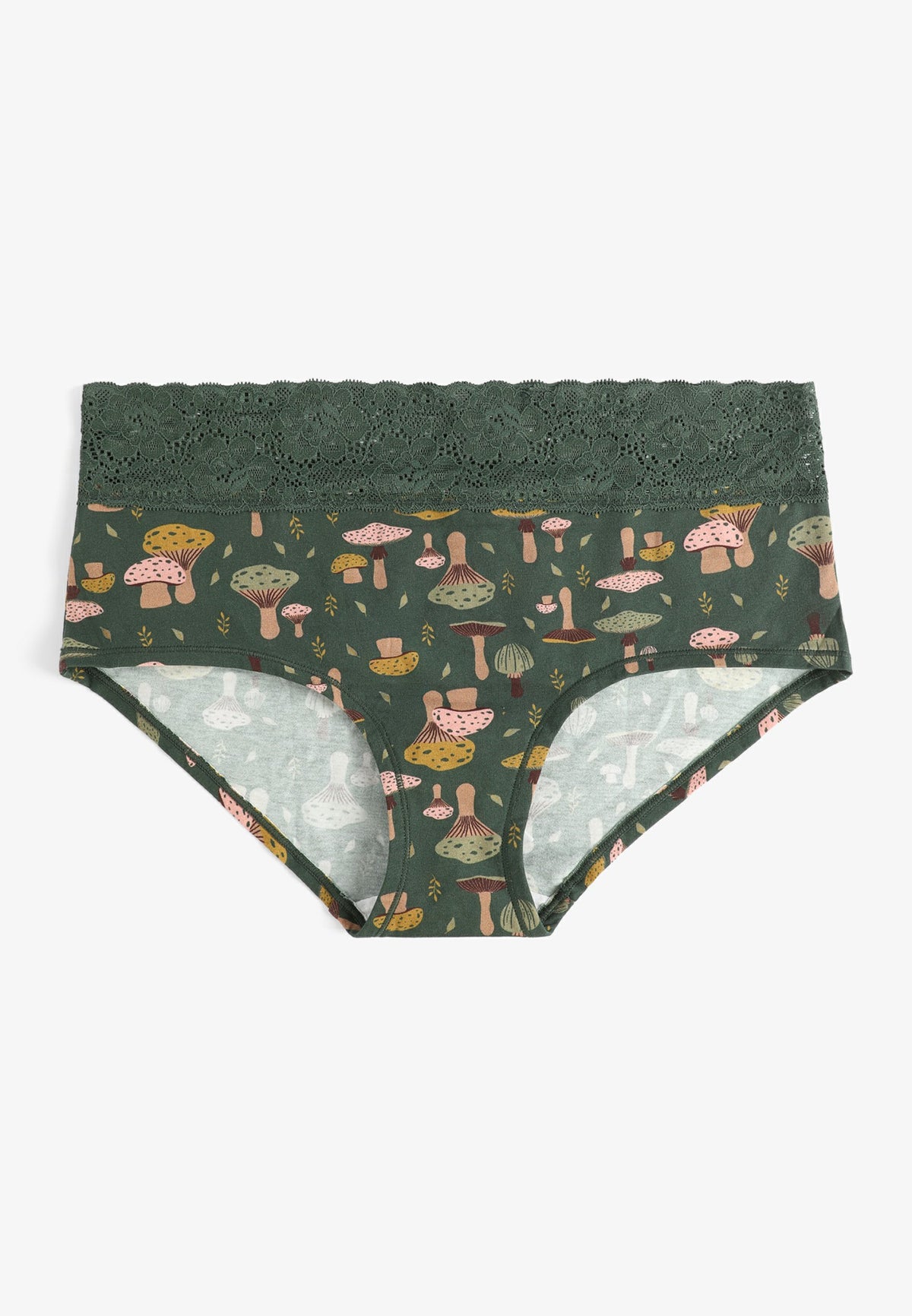 Simply Comfy Cotton Mushroom Print Boybrief Panty