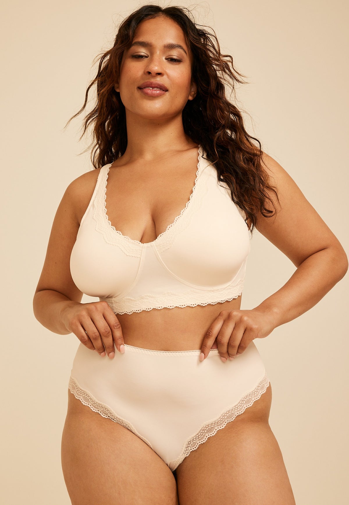 Micro Modal Lace Trim Bikini Panty