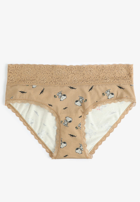 Simply Comfy Cotton Snoopy Halloween Hipster Panty