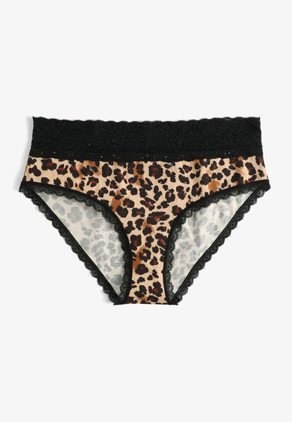 Simply Comfy Cotton Animal Print Hipster Panty