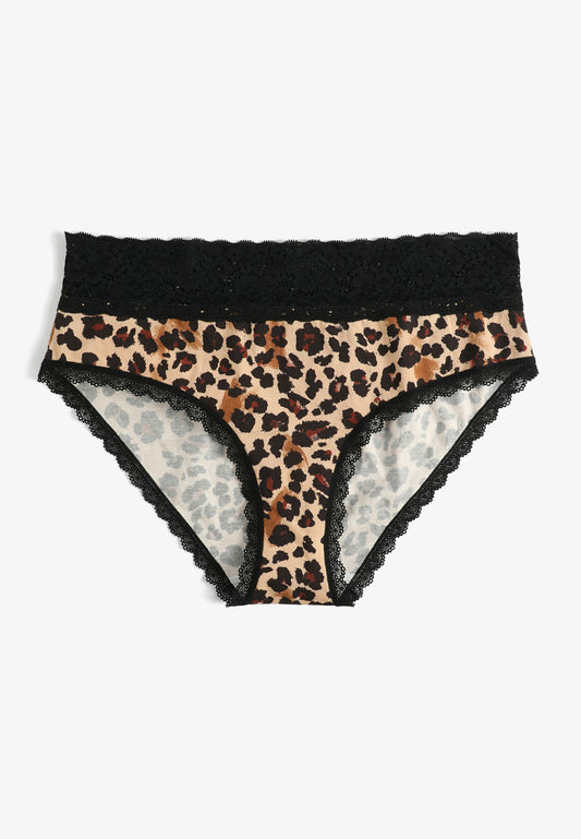 Simply Comfy Cotton Animal Print Hipster Panty