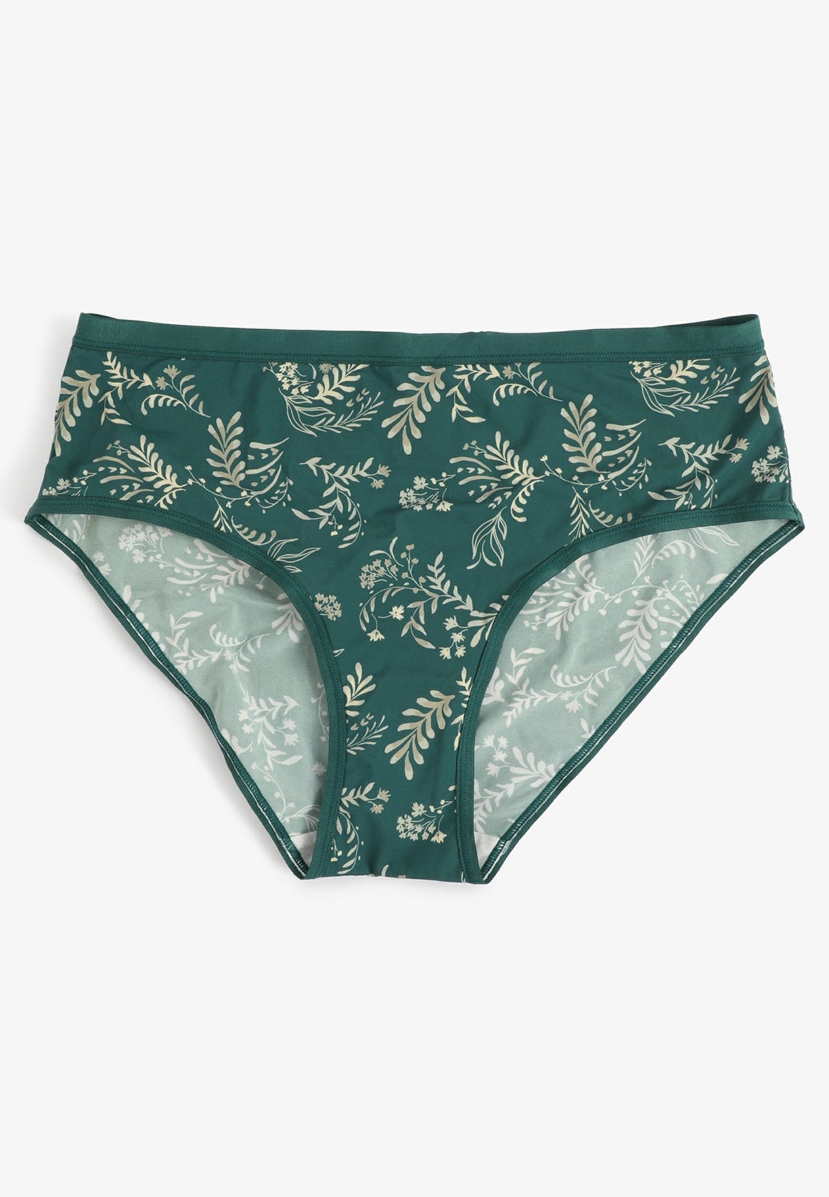 True Stretch Ditsy Leaves Jersey Hipster Panty
