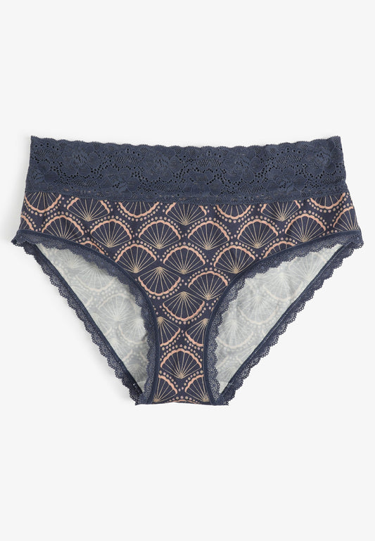 Simply Comfy Cotton Shell Printed Hipster Panty