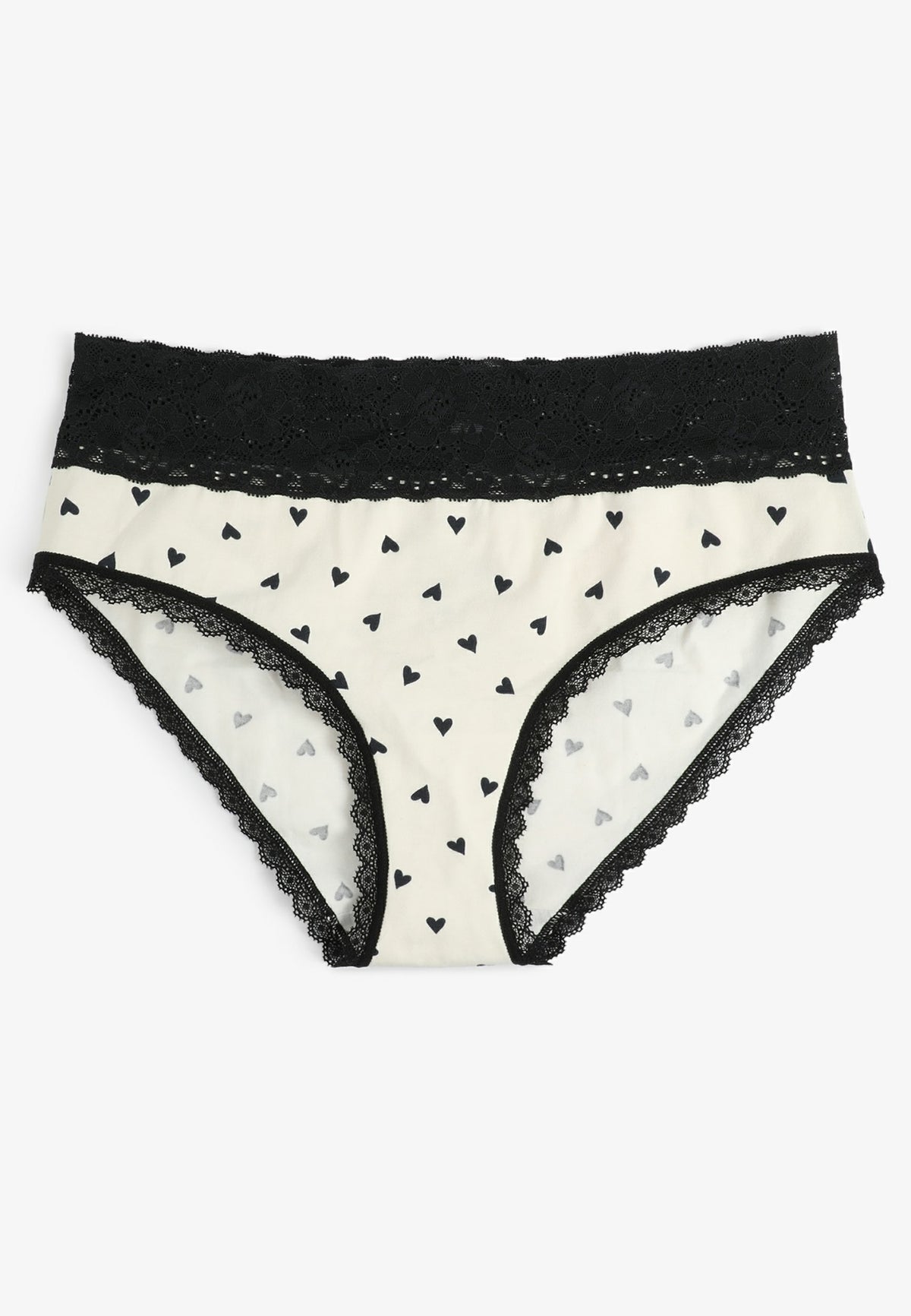 Simply Comfy Cotton Heart Hipster Panty
