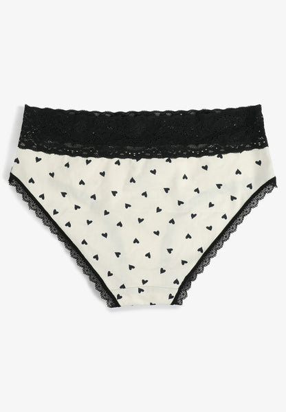Simply Comfy Cotton Heart Hipster Panty