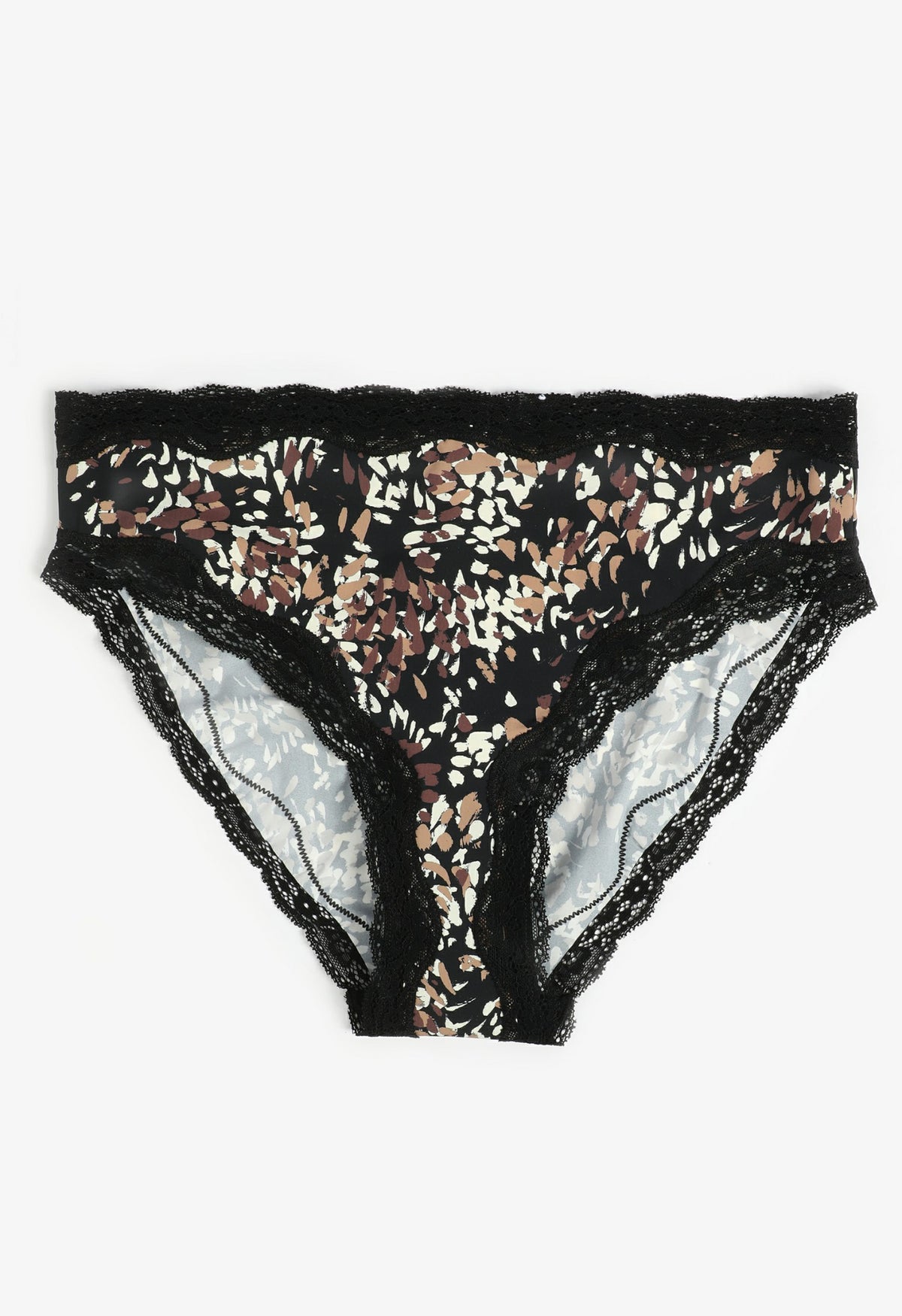 True Stretch High Waist Jersey Printed Bikini Panty
