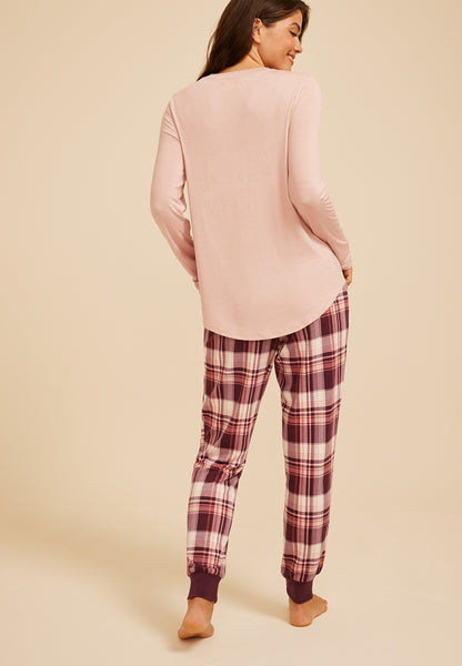 Spooky Season Long Sleeve Top And Jogger Pajama Set