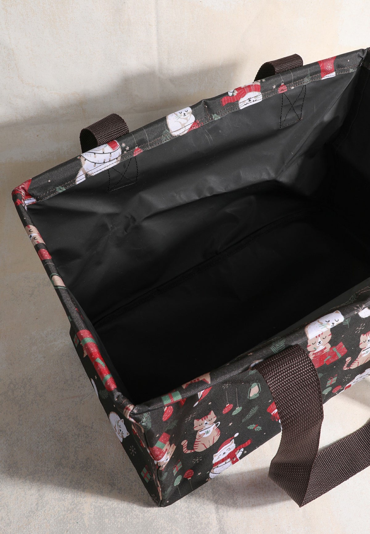 Holiday Everyday Adventure Christmas Cats Foldable Tote