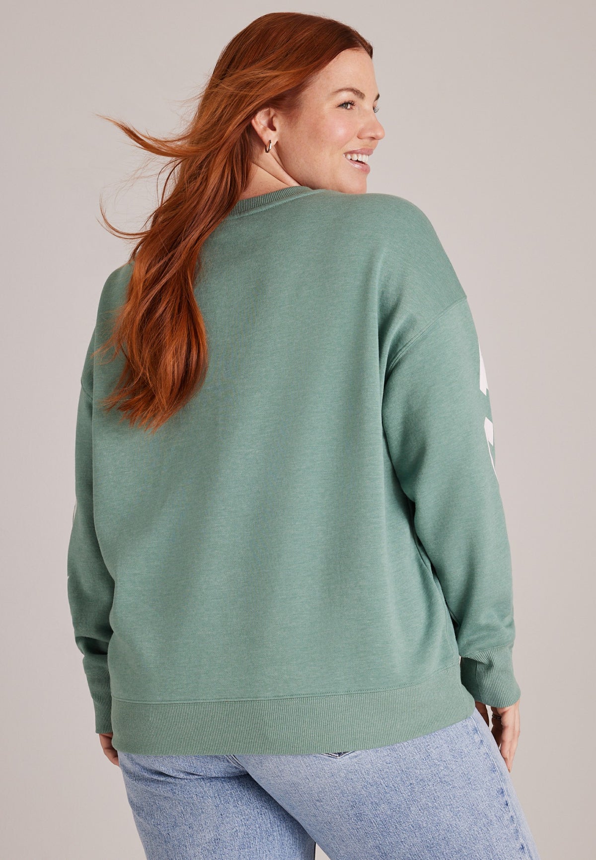 Plus Size Grinchmas Greetings Graphic Sweatshirt