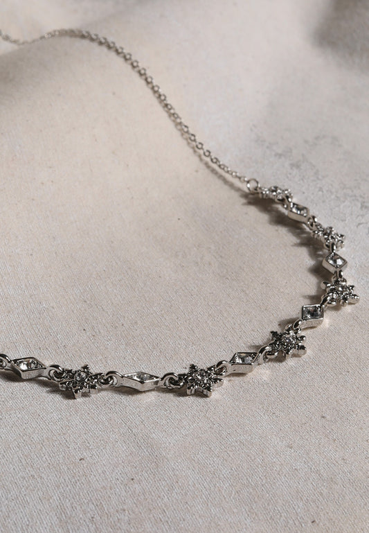 Silver Snowflake Necklace