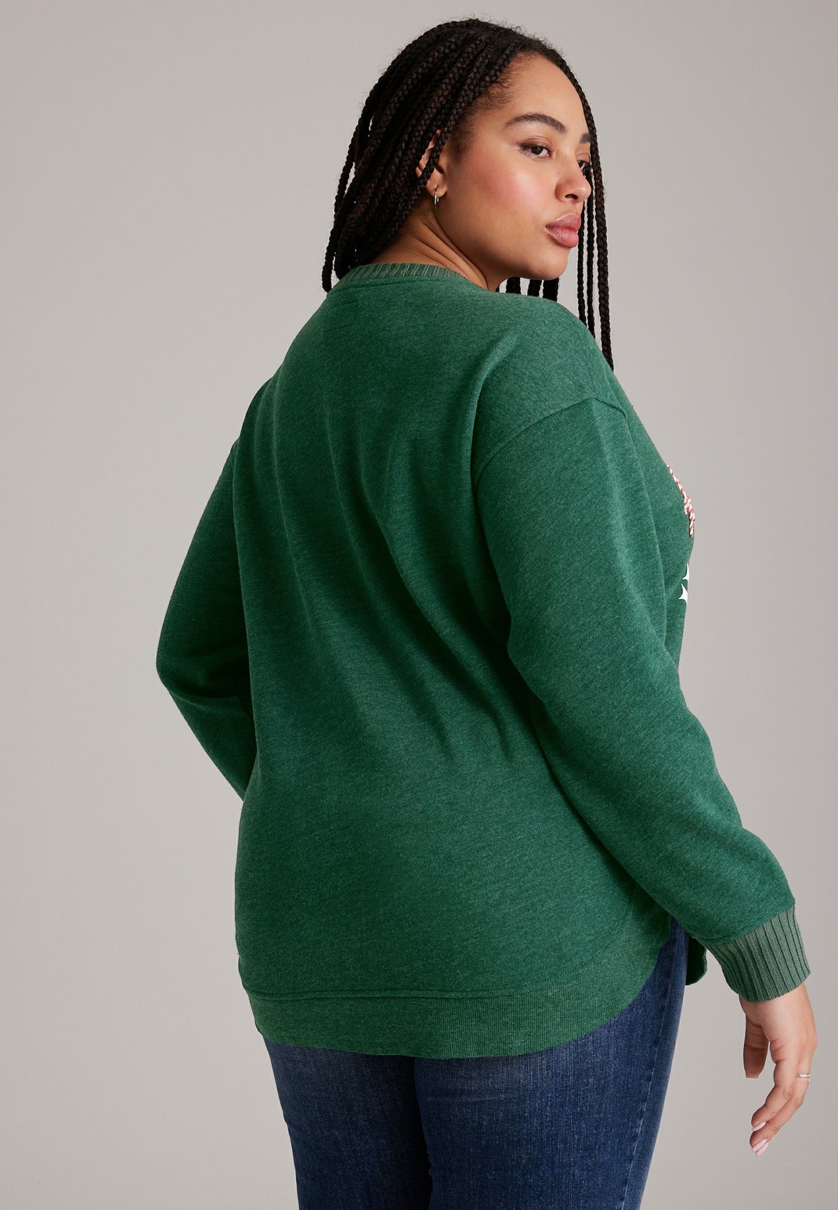 Plus Size Willowsoft It's Hallmark Movie Season Sweatshirt Tunic