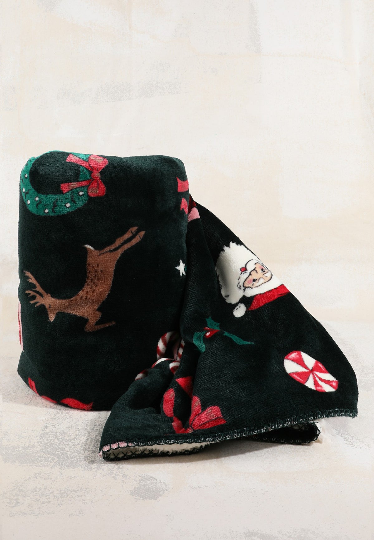 Holiday Icon Sherpa Blanket