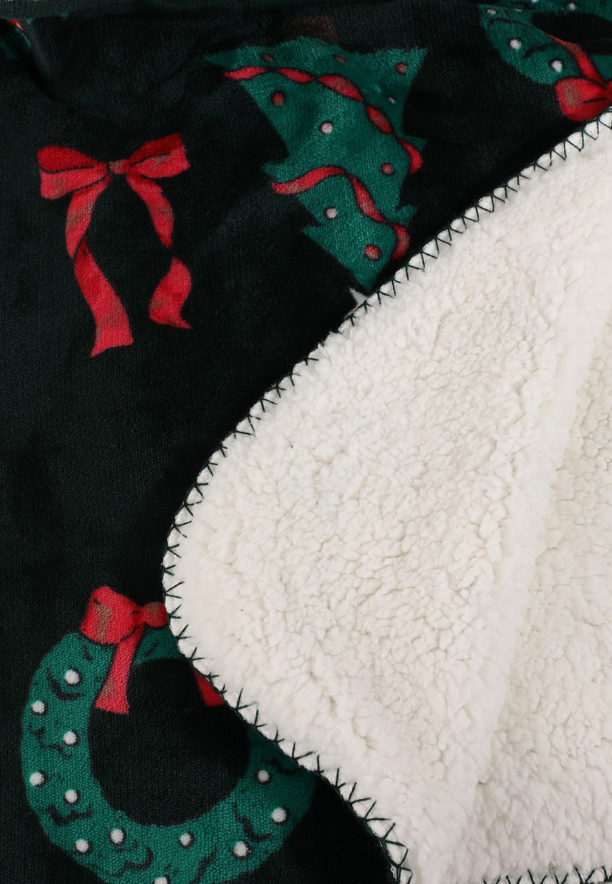 Holiday Icon Sherpa Blanket