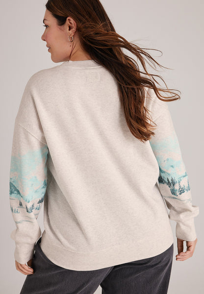 Plus Size Peanuts Holiday Ice Skating Sweatshirt