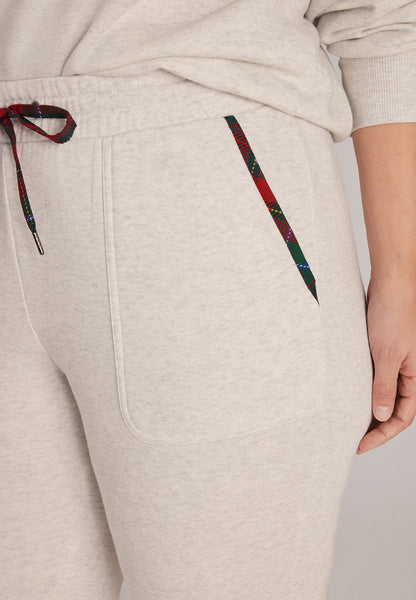 Plus Size High Rise Merry Plaid Jogger