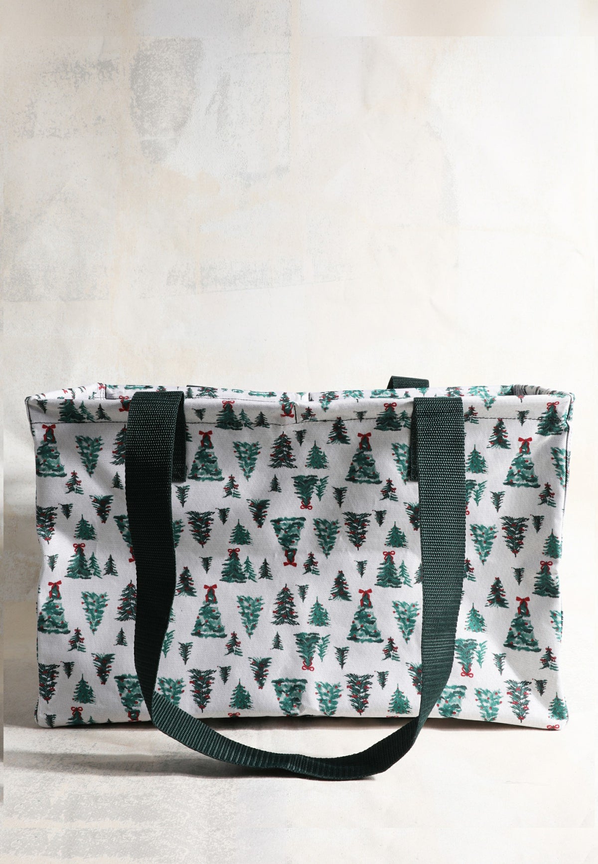 Holiday Everyday Adventure Tree Print Foldable Tote