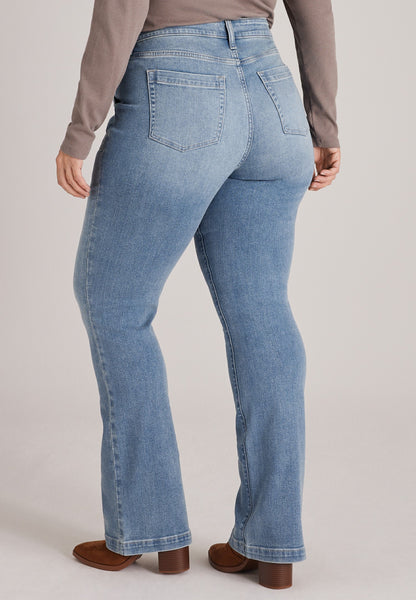 Plus Size m jeans by maurices™ Mid Rise Snap Pocket Bootcut Jeans