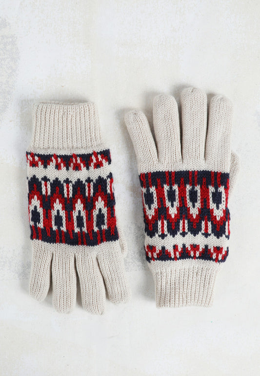 Nordic Fair Isle Lined Gloves