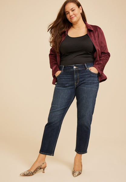 Plus Size KanCan™ Mid Rise Cigarette Skinny Jeans