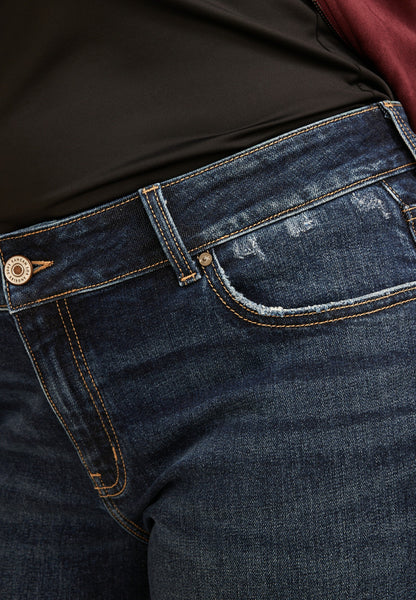 Plus Size KanCan™ Mid Rise Cigarette Skinny Jeans