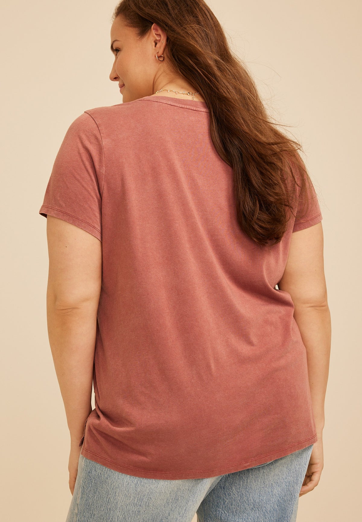 Plus Size Nope Floral Classic Fit Graphic Tee