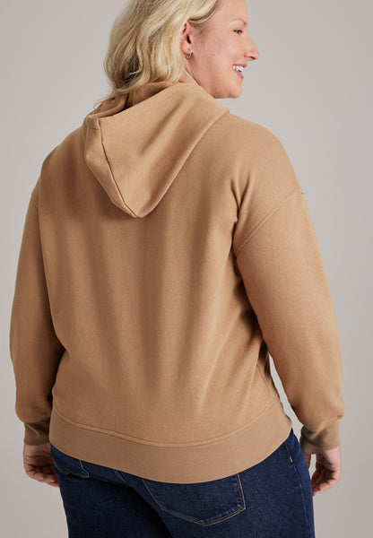 Plus Size Coffee Lover Graphic Hoodie
