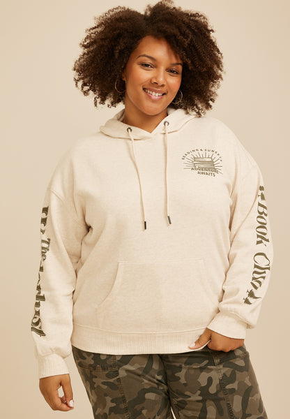 Plus Size Wanderlust Book Club Hoodie