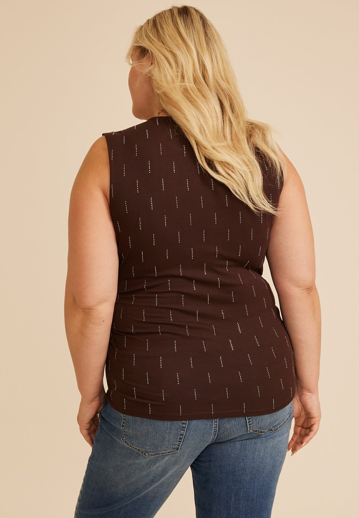 Plus Size Studio Y Studded Cinch Tank