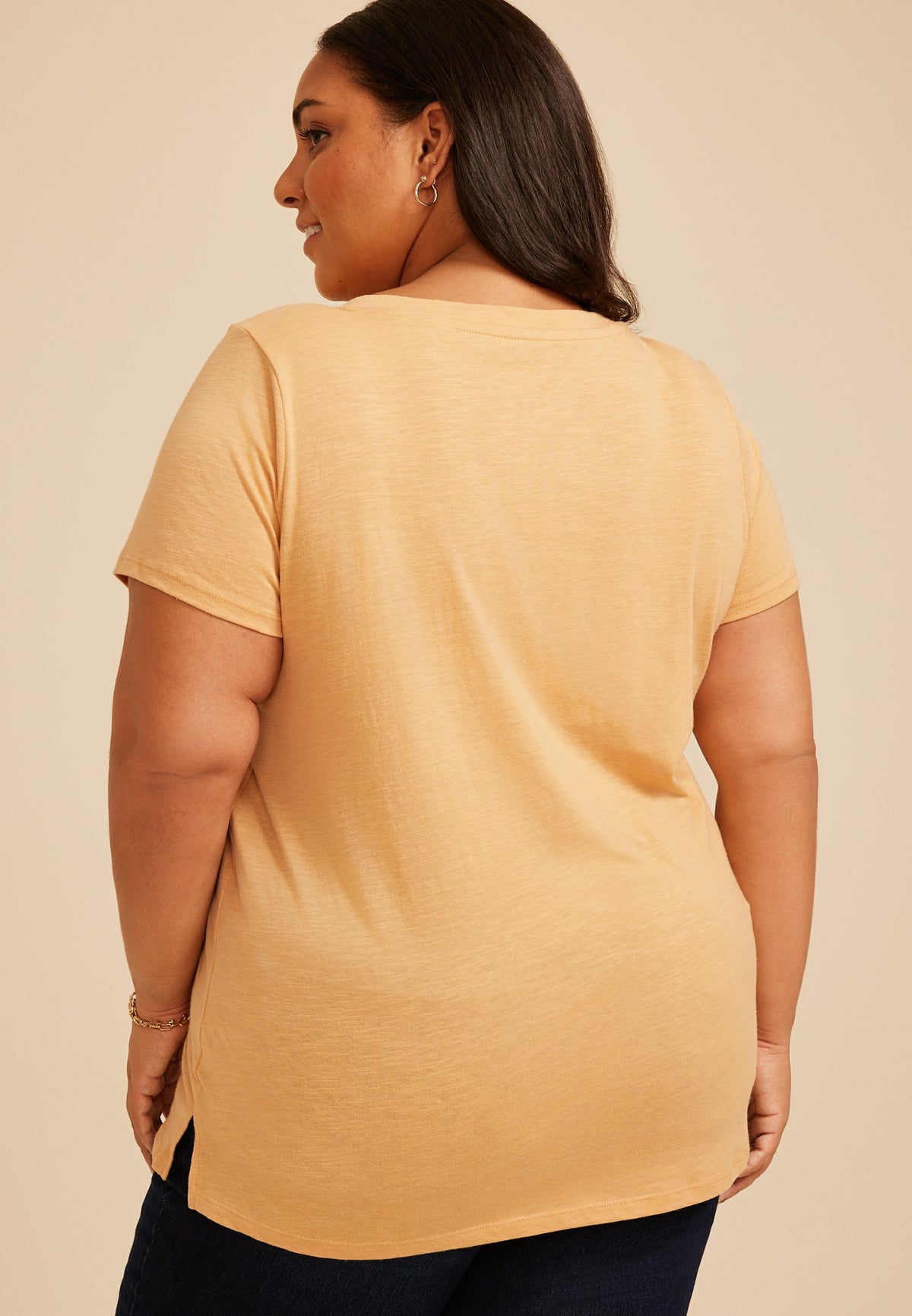 Plus Size Thankful Every Single Day Classic Fit Graphic Tee