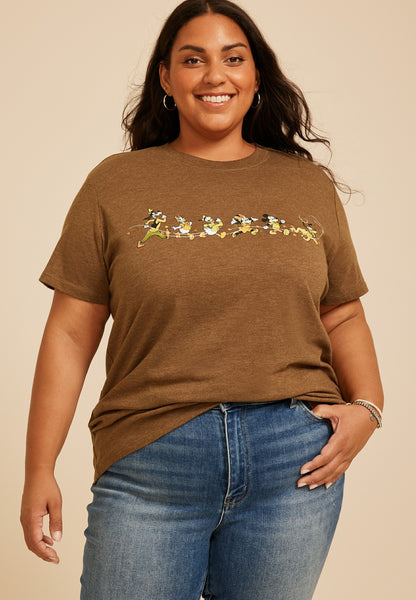 Plus Size Mickey And Friends Oversized Fit Graphic