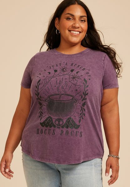 Plus Size Hocus Pocus Classic Fit Graphic Tee