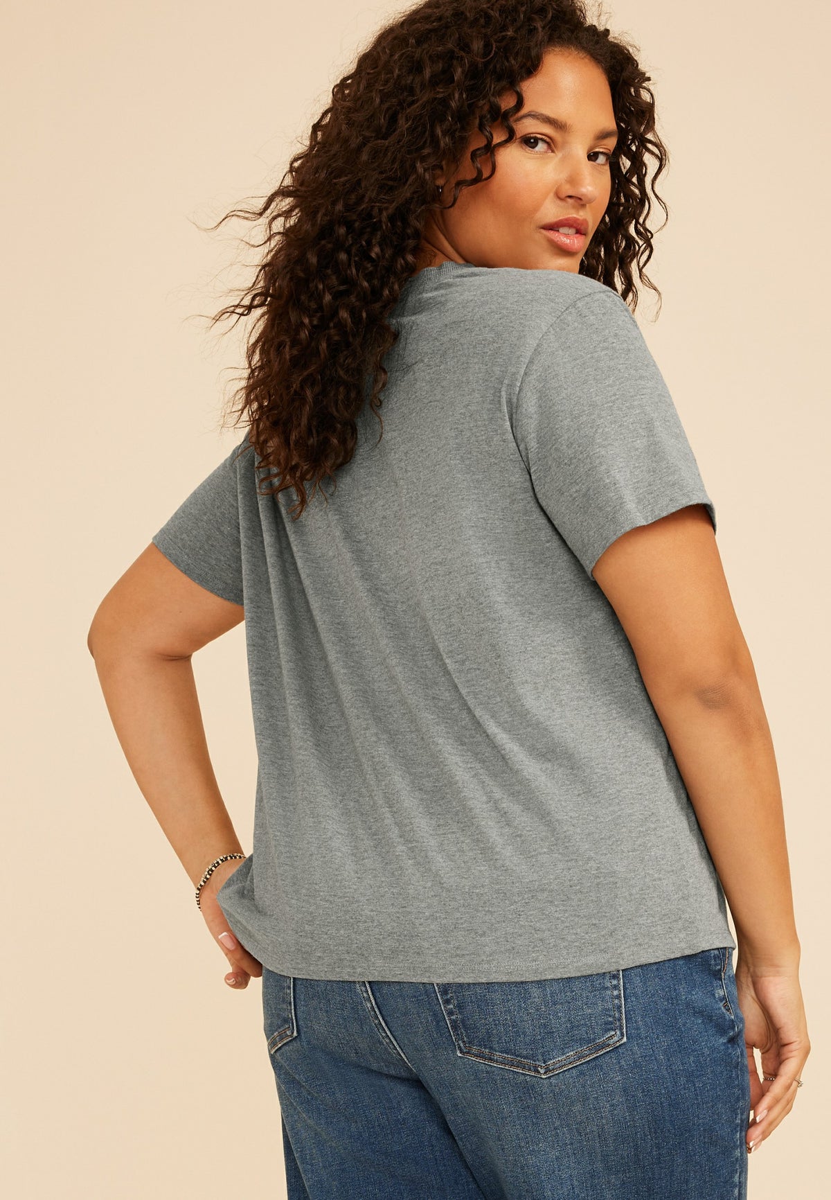 Plus Size Hawkins High School Vintage Fit Graphic Tee