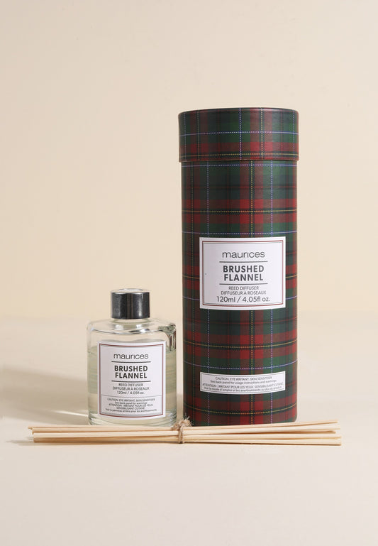 Brushed Flannel Holiday Scented Reed Diffuser