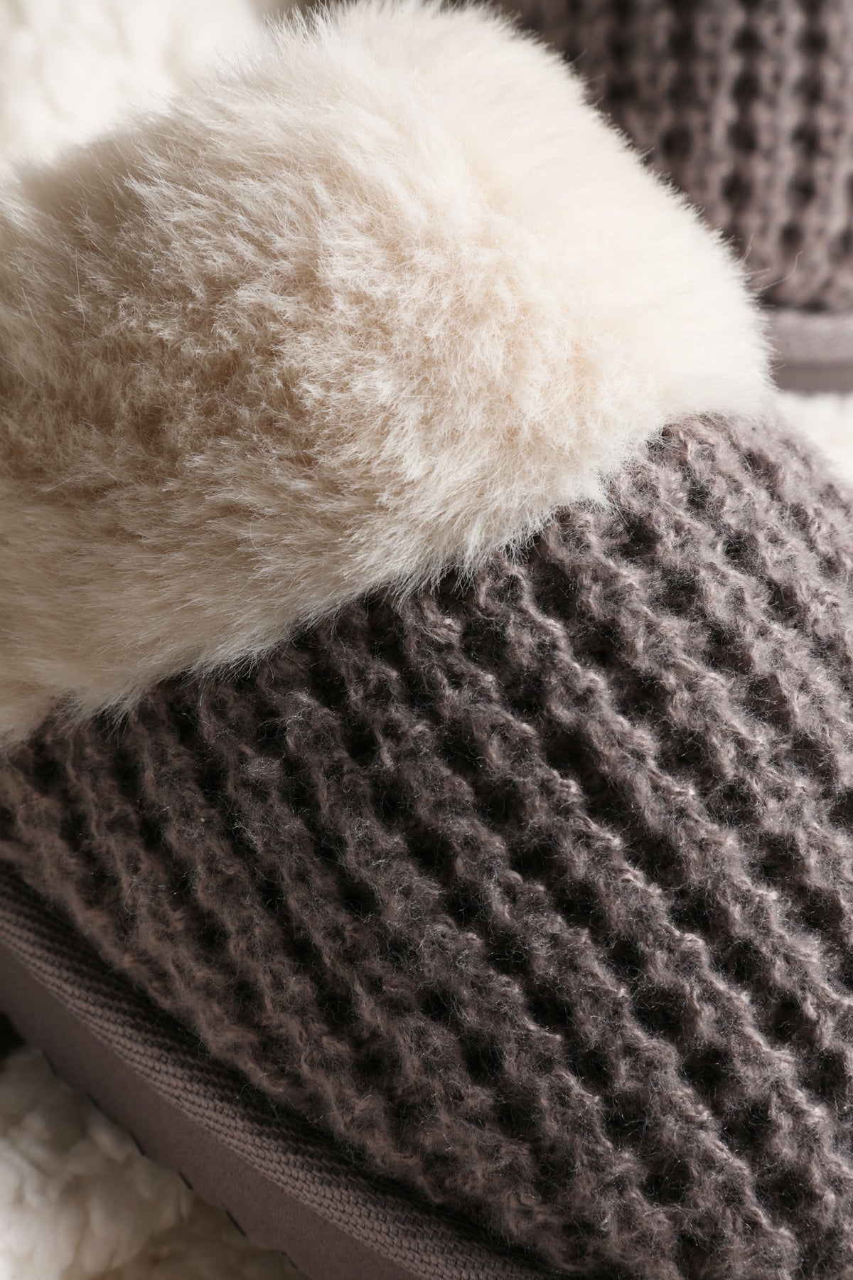 Waffle Knit Slippers