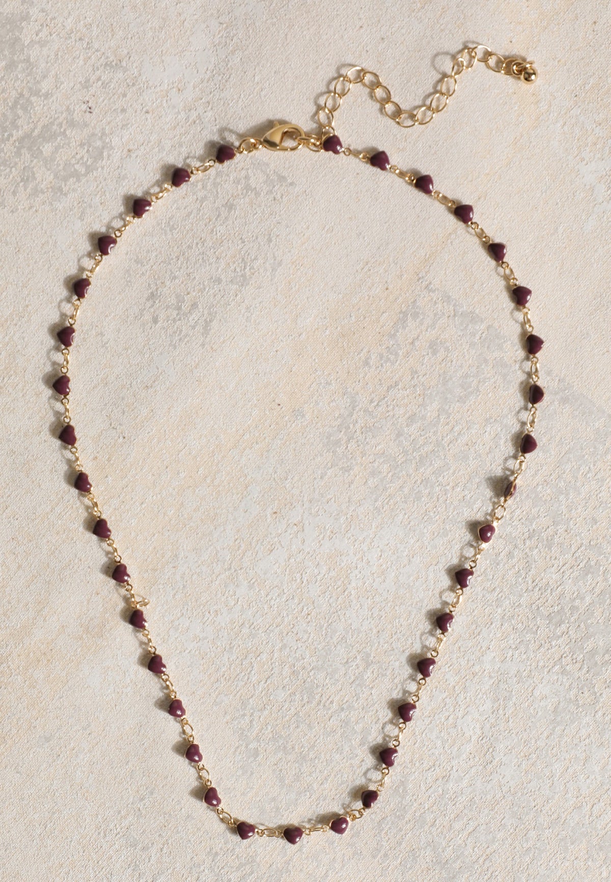 Everyday Layers Mini Purple Heart Necklace